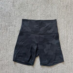 Lululemon 6” Black Camo Women's Shorts